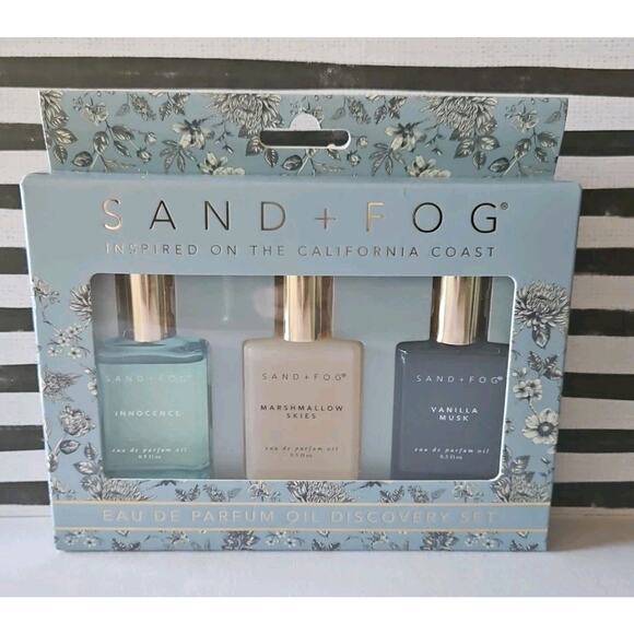 Sand And Fog Discovery Set Eau de Parfum Oil Rollers Parfum 3pc Discovery Set - Picture 1 of 4